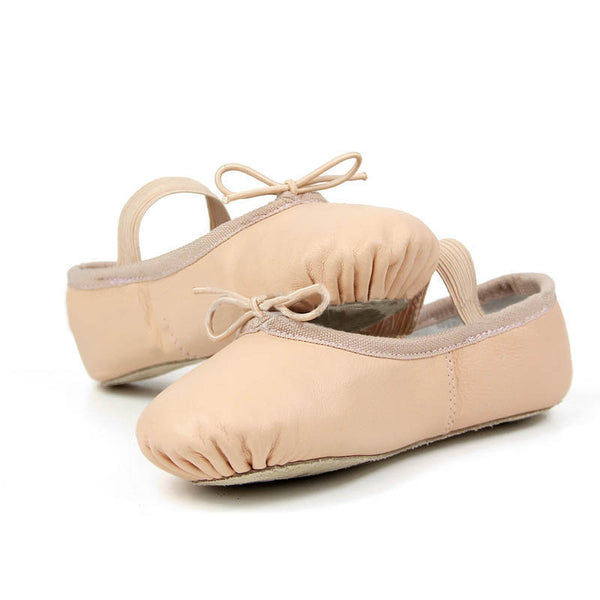 Ballet Shoes - Genuine Leather Full Sole
