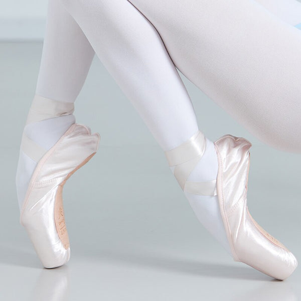 Sansha Ballet Pointe Shoes "Whisper" - With Ribbon Gel Toe Pad 2022SP