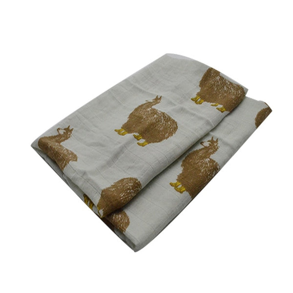 Cotton Swaddle Baby Blankets- Newborn