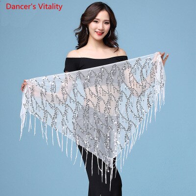 Belly dance costumes sequins tassel hip scarf