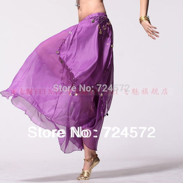 Belly dance costumes - chiffon dance skirt