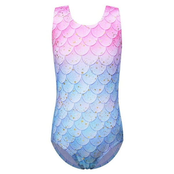 Girls Gymnastics Leotards One-Piece 3-14 Years -BAOHULU