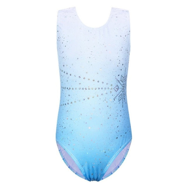 Girls Gymnastics Leotards One-Piece 3-14 Years -BAOHULU