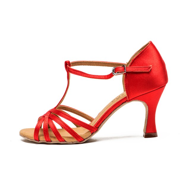 Satin Latin Dance Shoes 7.5CM Heel - Sansha BR31028S
