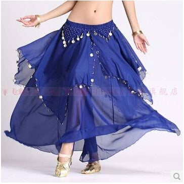 Belly dance costumes - chiffon dance skirt